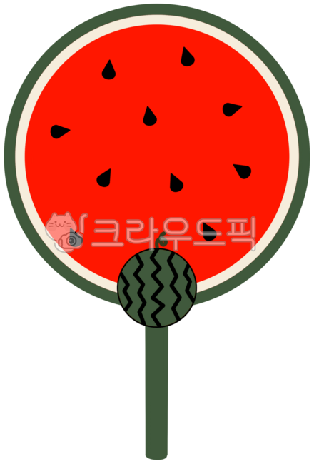 수박, 과일, 사탕, 막대사탕, 롤리팝, 사진,이미지,일러스트,캘리그라피 - 백치미작가