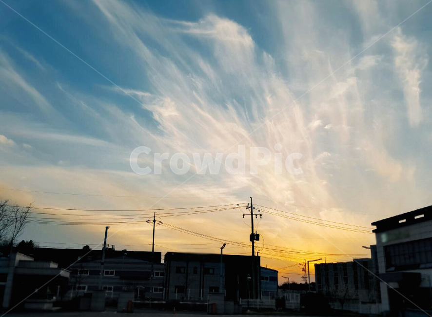 하늘,노을,풍경,자연,구름,저녁,오후,도시,풍경,city,landscape,nature,outdoors,옥외