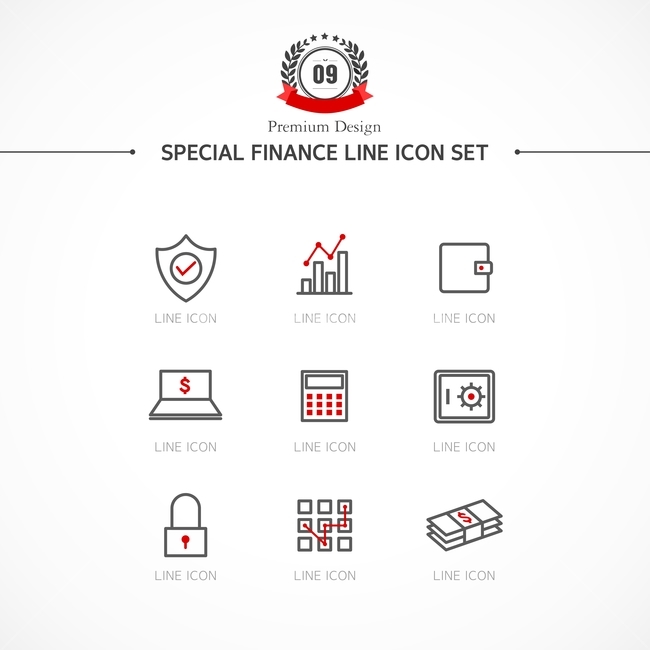 Line icon,security,wallet,money,icon,safe,Pictogram,laptop,Simple icon,electronic calculator,Lock