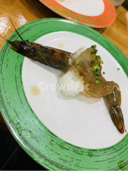 간장새우초밥,간장새우,새우장,초밥,회전초밥