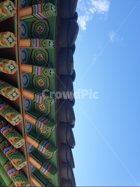 하늘,한옥집,한옥,풍경,색색깔,한국전통,한국문화,korean traditional,korean culture,건축물,건물외관,exterior,building,structure,architecture,construction