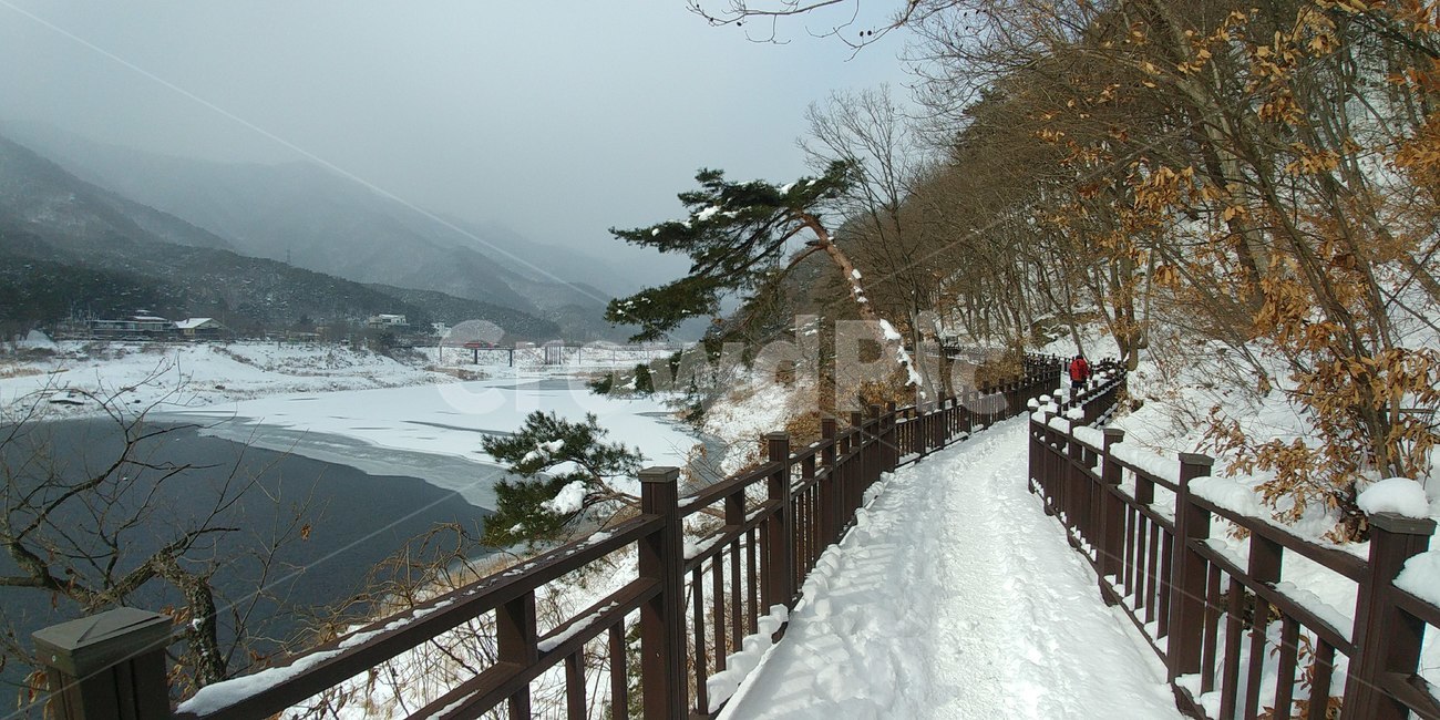 담양호,추월산,용마루길,담양,풍경,겨울,계절,winter,season,자연,풍경,nature,landscape,banister,난간,handrail,railing