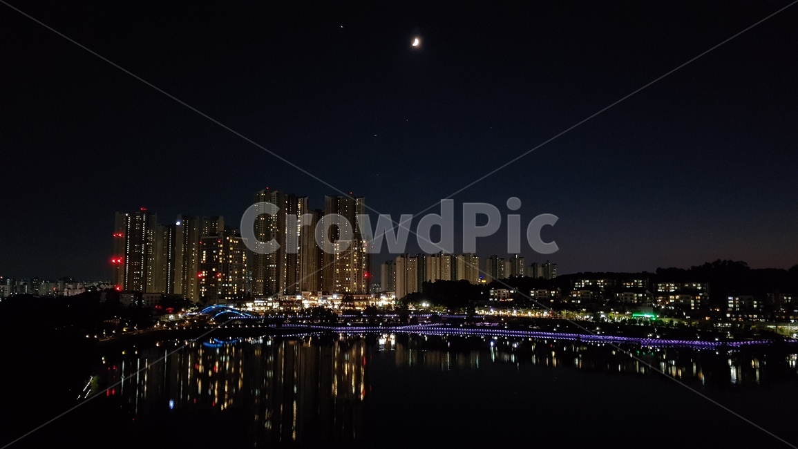 달밤,야경,호수,광교호수공원,도시야경,아파트,빌딩,야경,밤,풍경,nightscape,night,landscape,도시,city