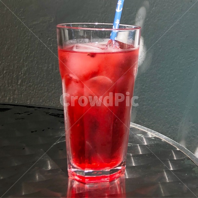 여름,오미자,아이스,시원한,음료,음료수,drink,beverage
