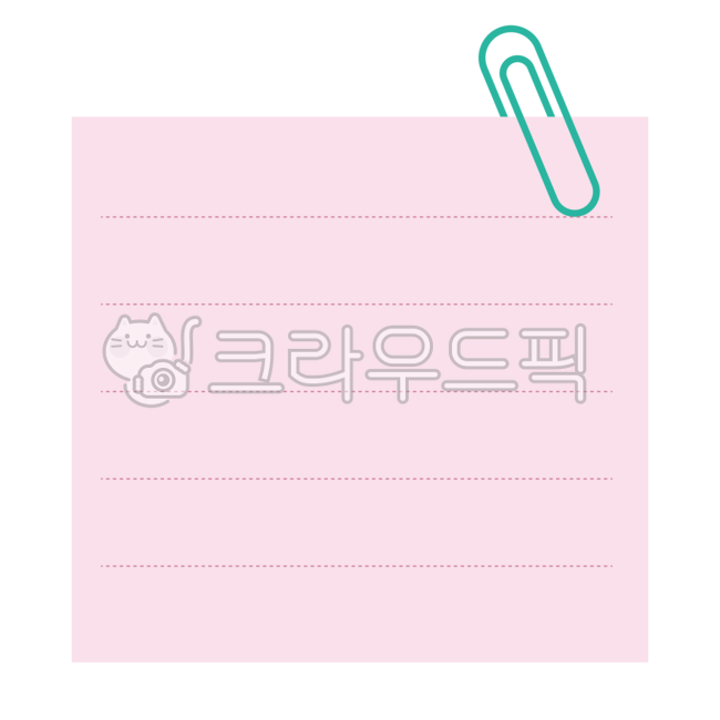 Clip,note paper,memo,illustration,design source