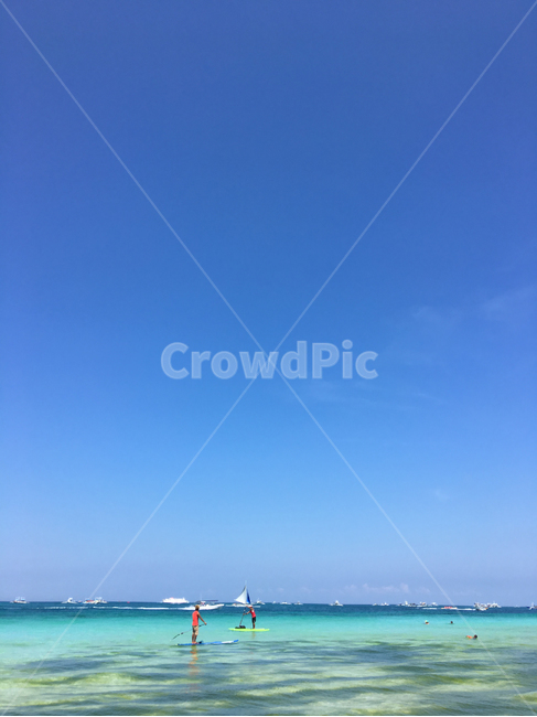 하늘,바다,sky,sea,water,파랑,필리핀,보라카이,자연,풍경,nature,landscape,사람,인물,인간,human,person,스포츠,레저,운동,sports,leisure,exercise,outdoors,옥외,물,ocean,대양
