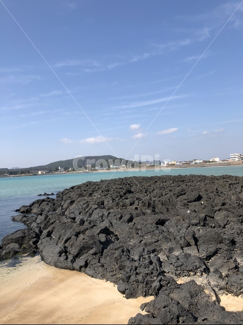 land,자연,바위,바다,sea,현무암