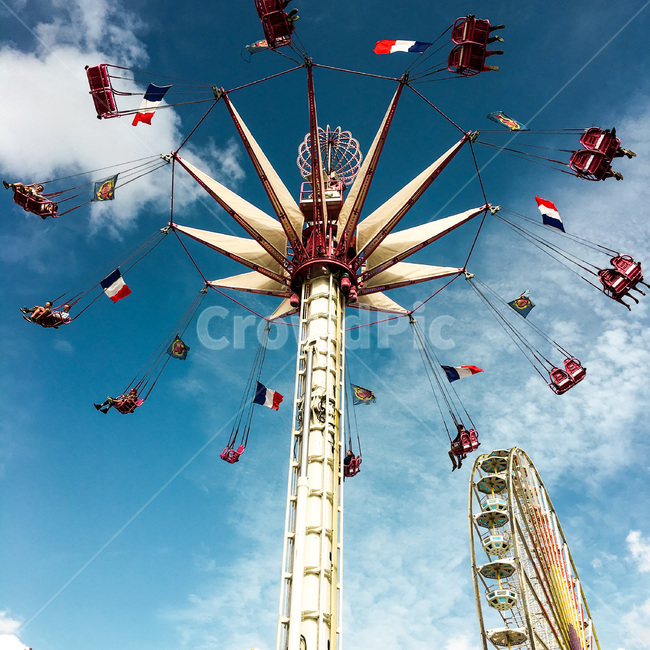 프랑스,파리,놀이기구,감성,하늘,즐거운,놀이공원,놀이동산,놀이터,amusement park,playground