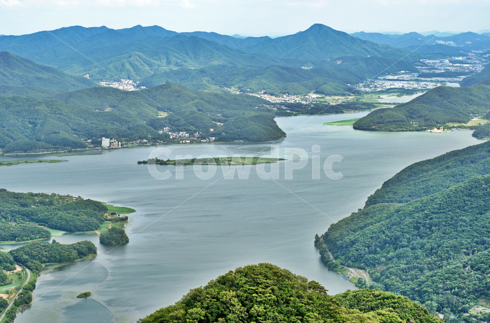 Paldang Lake,Yebin Mountain,Geomdansan Mountain,Geumbongsan Mountain,lake,Namhan River,Namjongmyeon