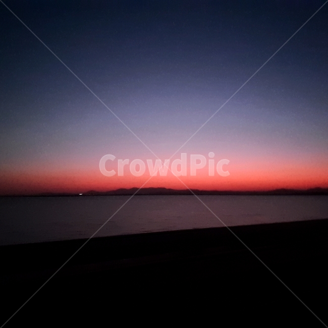 바다,자연,redsky,낭만,하늘