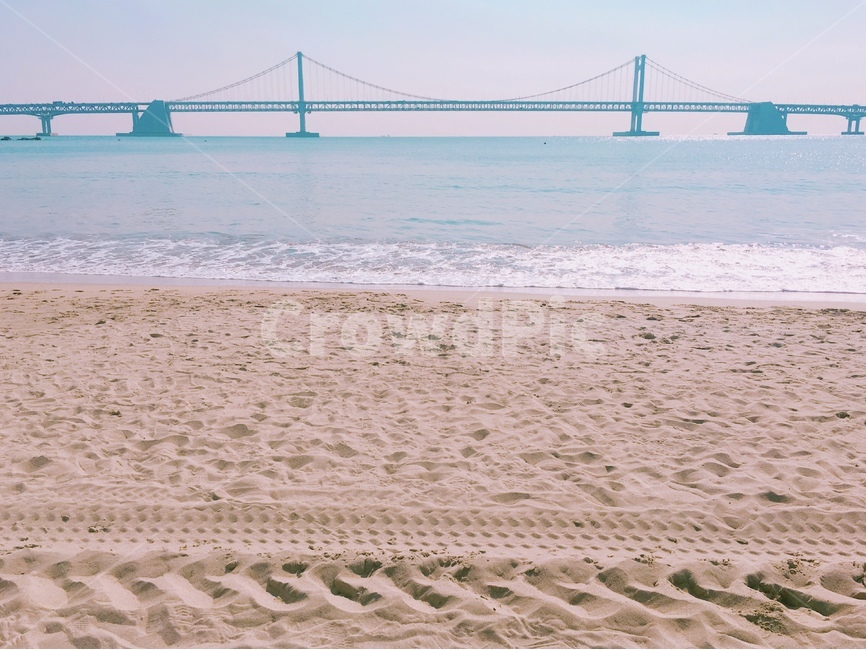 부산,바다,대교,모래,부산바다
