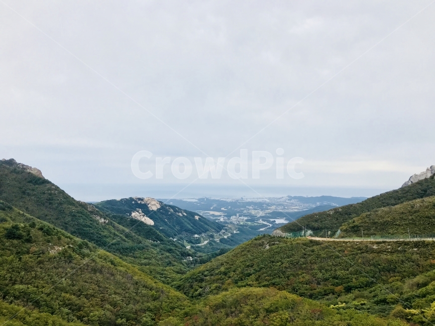 강원도,속초,미시령,산,바다,절경,자연,풍경,nature,landscape,한국자연풍경,한국자연경관,korea nature landscape,outdoors,옥외,hill,언덕