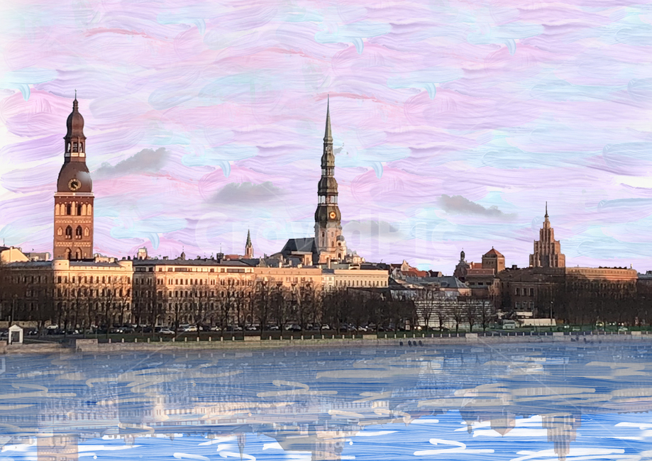 steeple,뾰족한탑,architecture,건축물,tower,탑,building,건물,spire,첨탑,riga,latvia,drawing,illust,일러스트