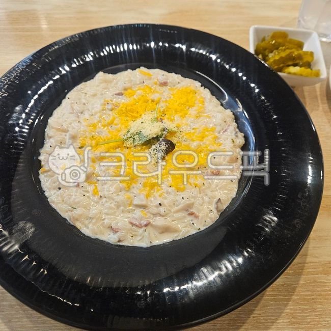 food,음식,크림리조또,베이컨,리조또,크림