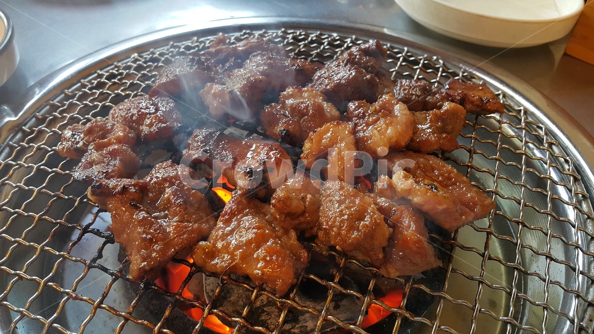 돼지갈비,고기,구이,한식,돼지고기구이