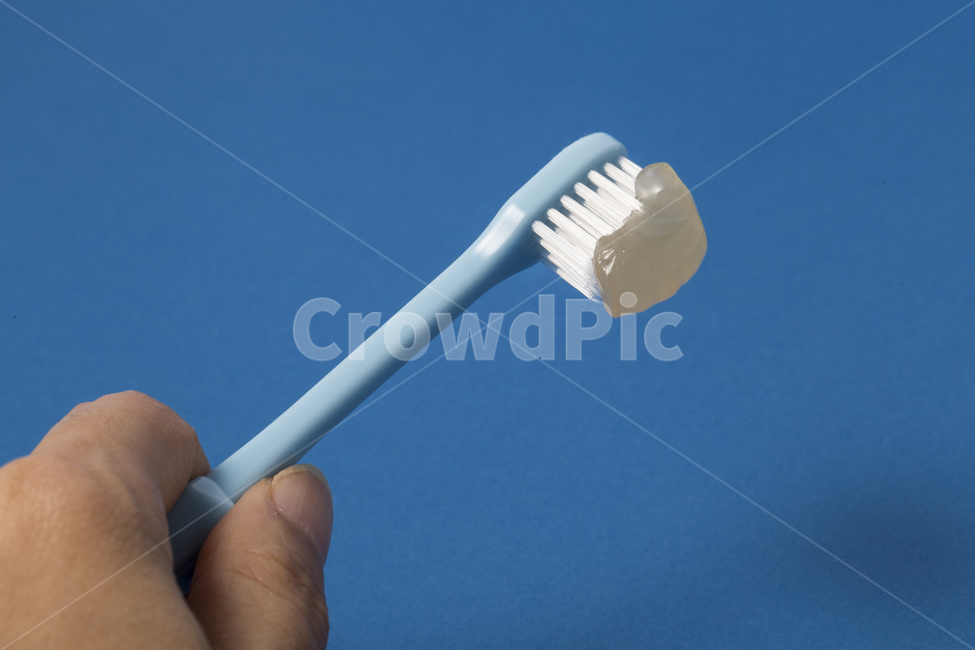 칫솔,치약,양치,양치질,치아,구강,구강관리,위생,손,파란색,사물,물건,오브젝트,thing,object,matter