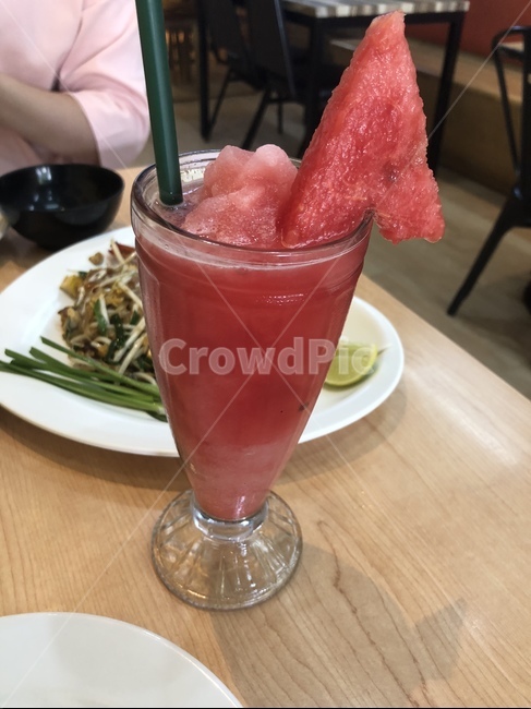 local food,Thai food,Birthmark,A piece of watermelon,thai food,Local food