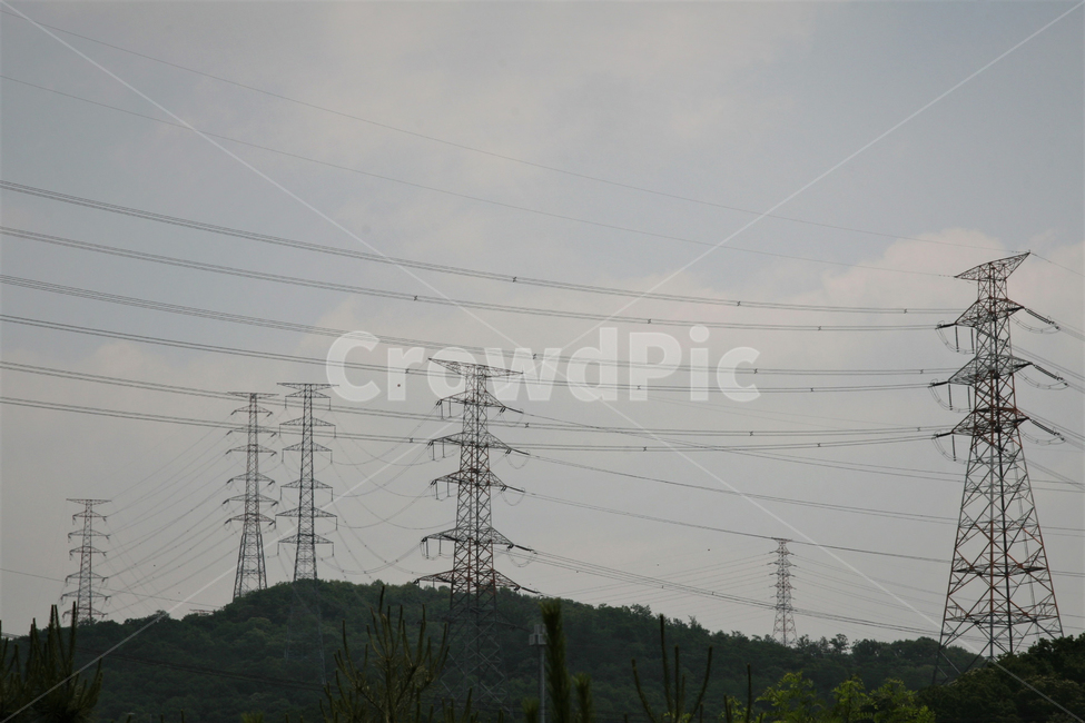 전력선,전기선,송전탑,고전압,철탑,산업,industry,industrial,에너지산업,energy industry,power lines,cable,케이블,electric transmission tower