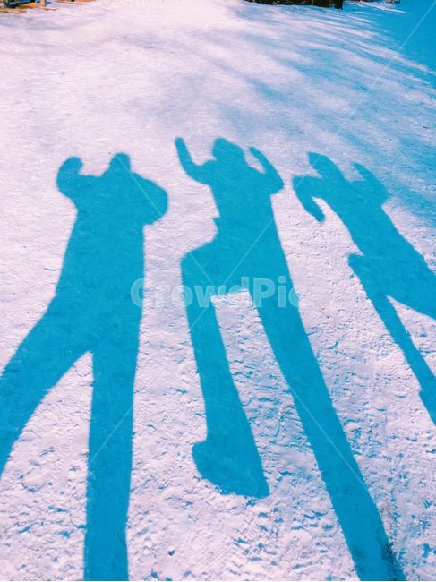 겨울,눈,눈밭,그림자,그림자놀이