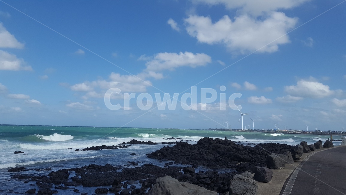제주도,바다,푸른하늘,푸른바다,파도,자연,풍경,nature,landscape