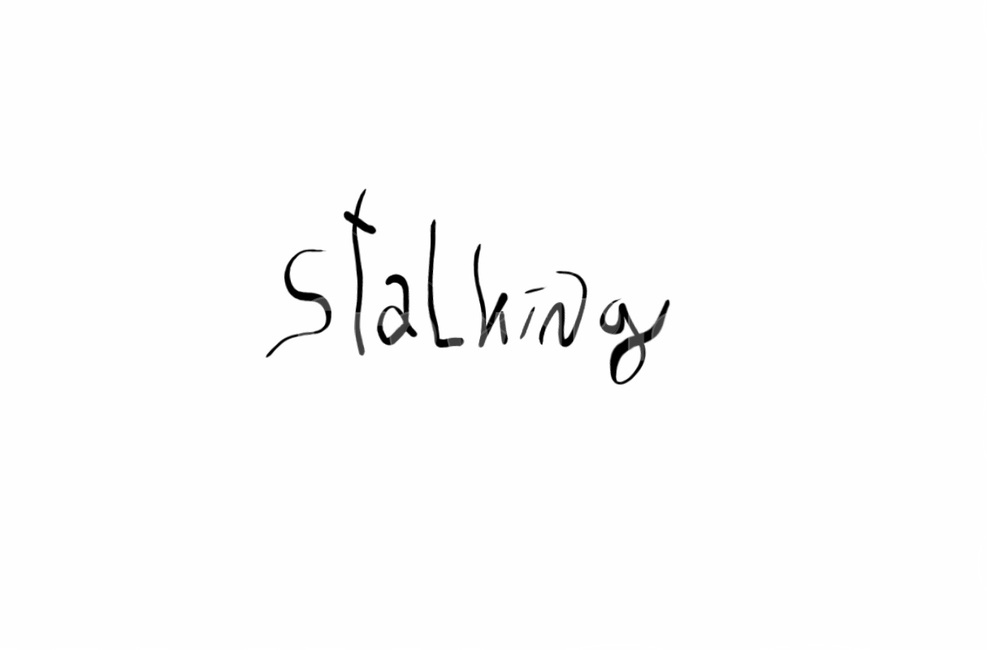 스토킹,범죄,stalking,영어,영자,손글씨,캘리그라피,집착,캘리그라피,손글씨,calligraphy