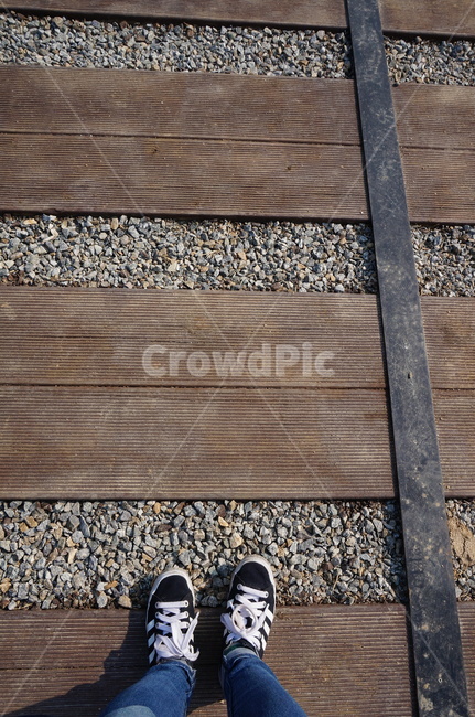 운동화,기찻길,railroad,train,기차