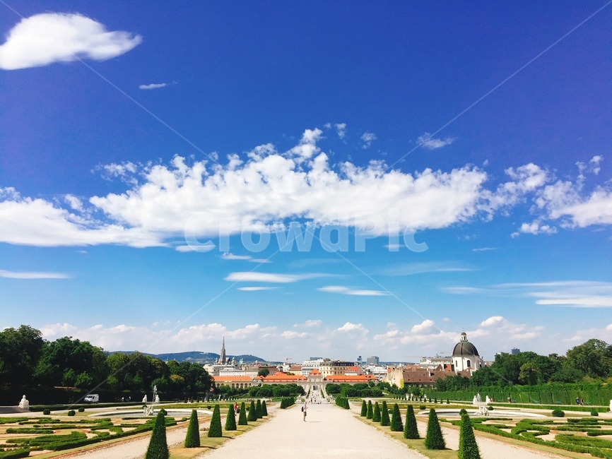 벨베데레,비엔나,하늘,구름,sky,vienna,palace
