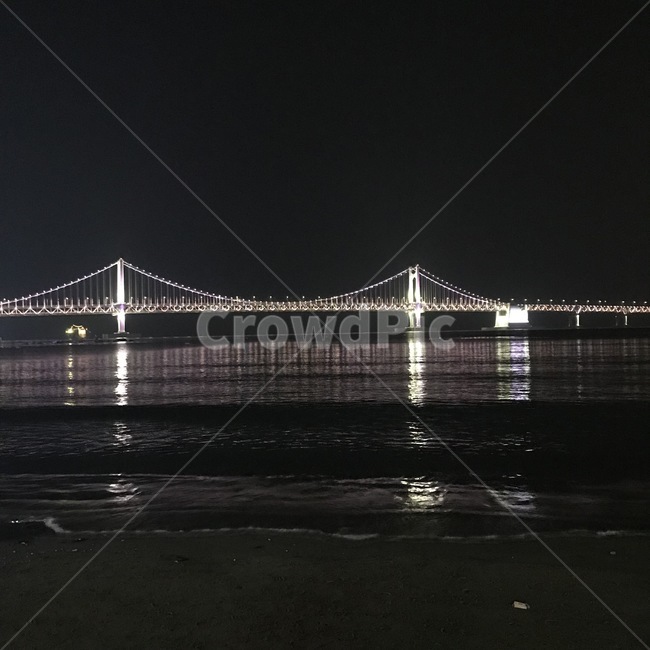 bridge,다리,밤바다,바다,분위기,야경,밤,풍경,nightscape,night,landscape