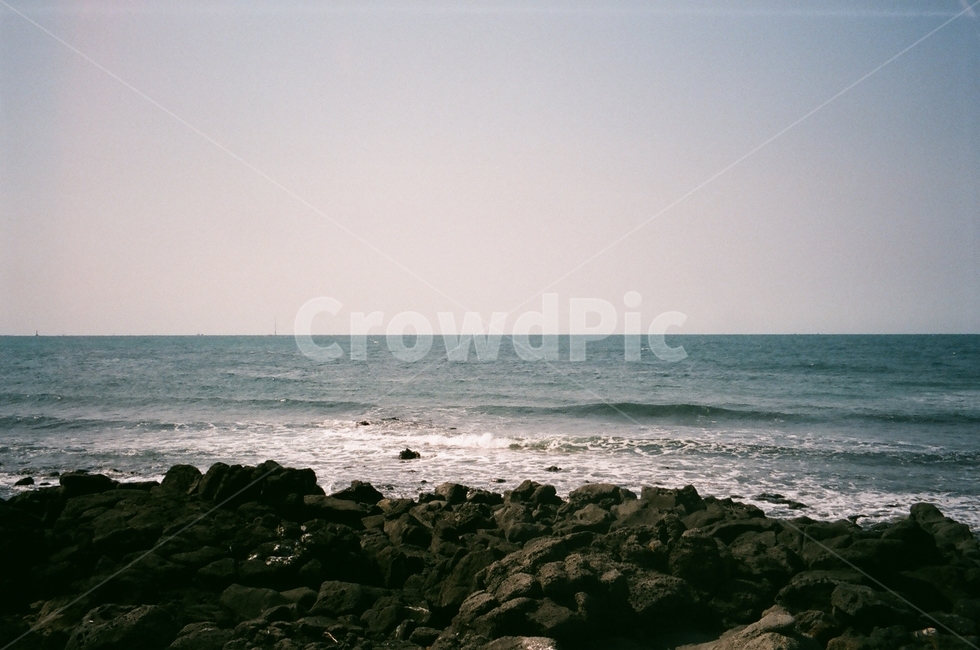 제주도,필름카메라,바다,파도,수평선,자연,풍경,nature,landscape,한국자연풍경,한국자연경관,korea nature landscape,제주도,jeju,jeju island,water,물,sea,outdoors,옥외,ocean,대양,promontory,곶