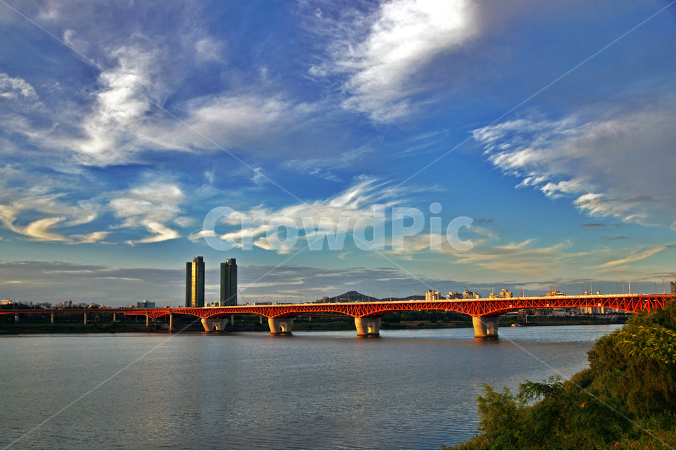 성수대교,성수동,건물,한강다리,한강,교량,한국도시풍경,한국도시경관,korea cityscape