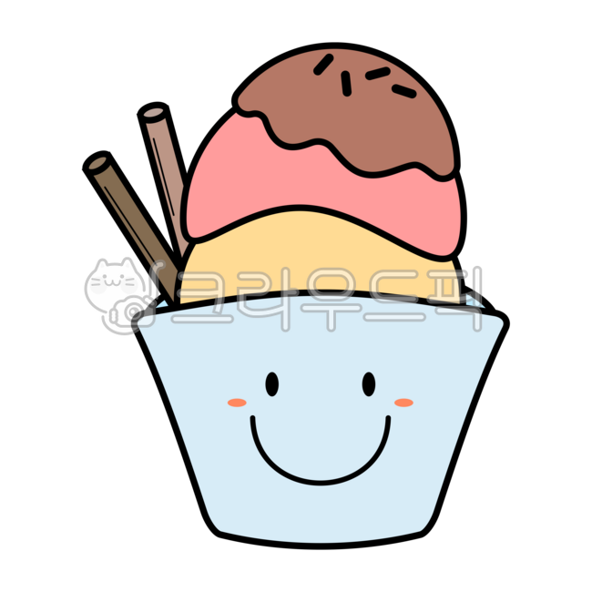 Ice cream,snack,summer snack,summer,dessert,chocolate ice cream,shaved ice,cup ice cream,ice cream cup,bowl,cup,glass cup,glass,spoon,spoon,teaspoon,snack,stick snack,pepero,smiling face,smiling expression,ice cream character,ice cre