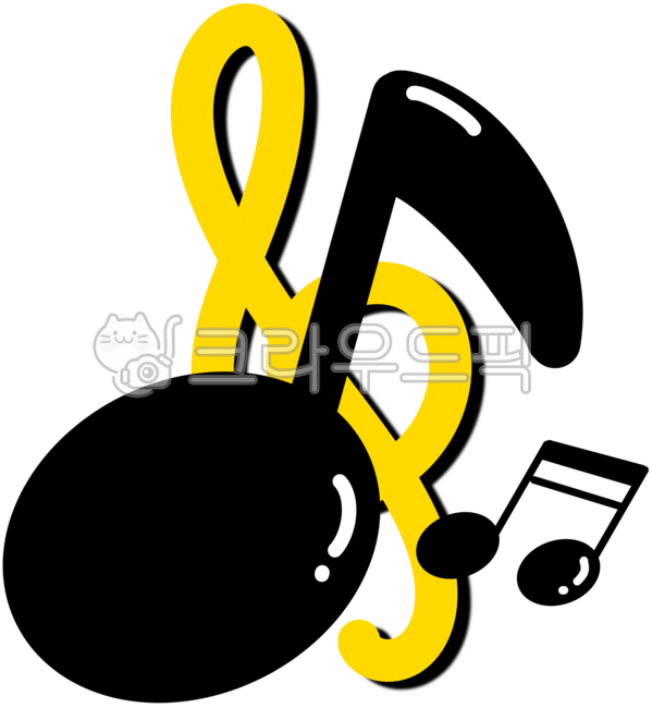 음표, 악보, 음악, 높은음자리표, 작곡음표, 사진,이미지,일러스트,캘리그라피 - moglee22작가