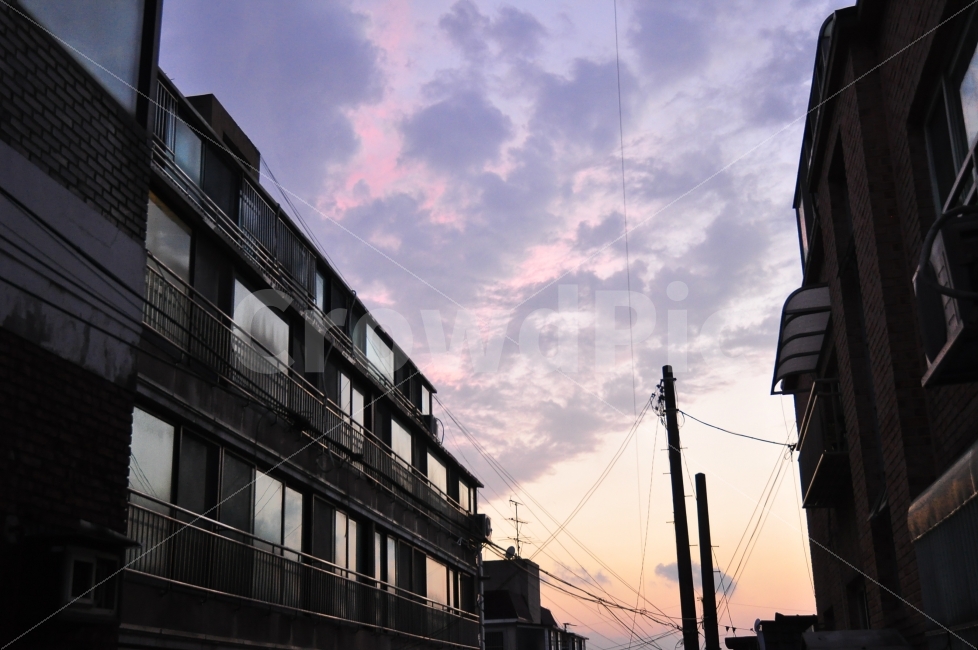 해질녘,동네,빌라,하늘,구름,그라데이션,파스텔,색감,색깔,가을,sunset,autumn,clouds,sky,villa,buildings,pastel,color,colorful,도시,풍경,city,landscape,한국도시풍경,한국도시경관,korea cityscape,건축물,건물외관,exterior,building,structure,architecture,construction