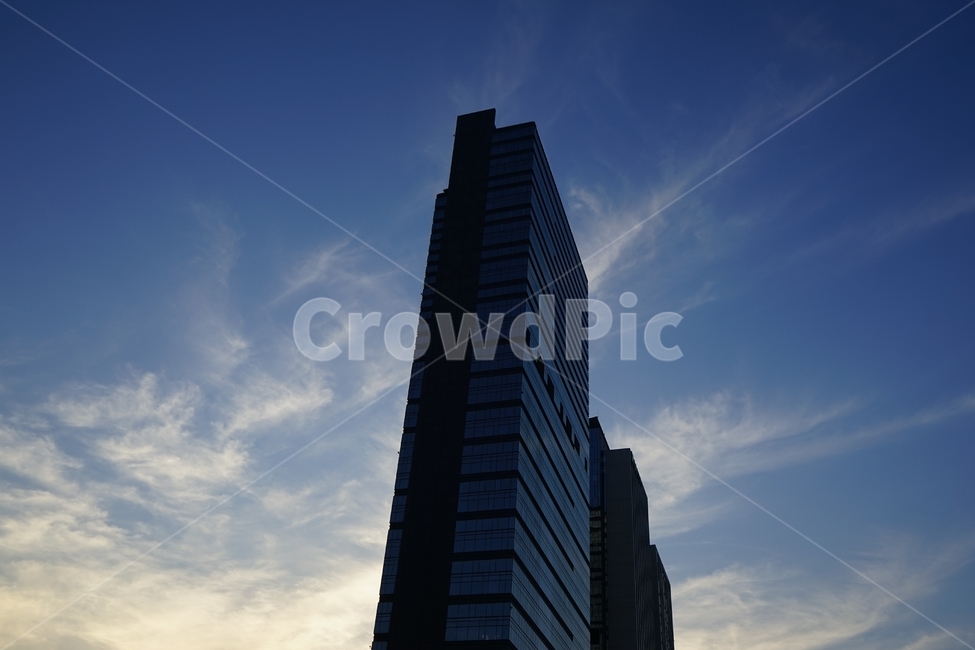 건물,하늘,저녁,노을,파랑,도시,building,city,landscape,sky,glow,sundown,evening,건축물,건물외관,exterior,building,structure,architecture,construction