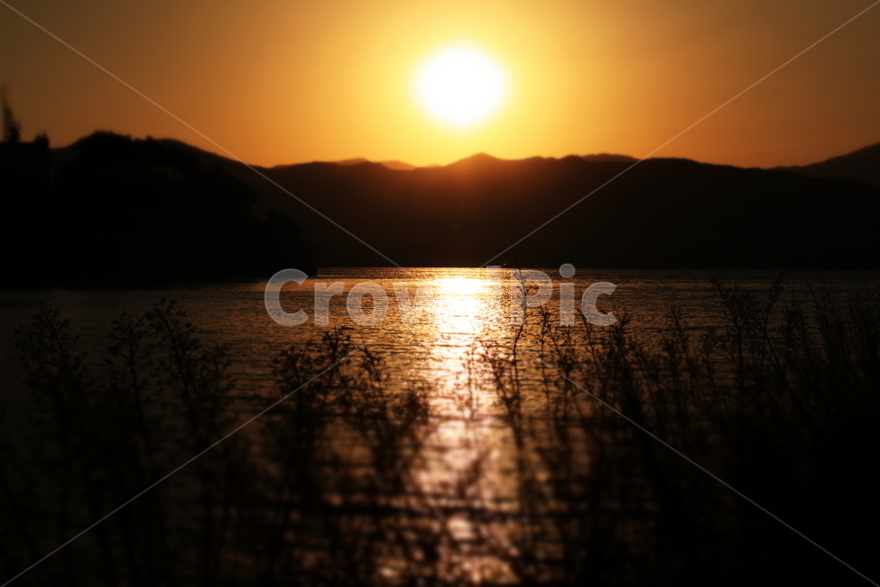 노을,석양,자연,강,갈대,산,태양,물줄기,파동,그림자,비추다,빛,river,mountain,shadow,wave,sun,highnoon,nature,natural,reed,commonreed
