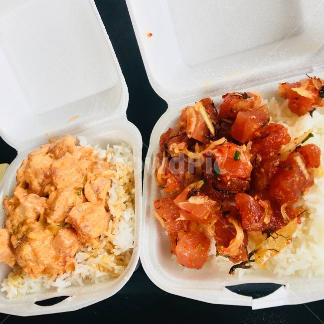 hawaii,hawaiian,food,하와이,음식,포케,poke,사시미,회,덮밥,toppings,bowl,fish
