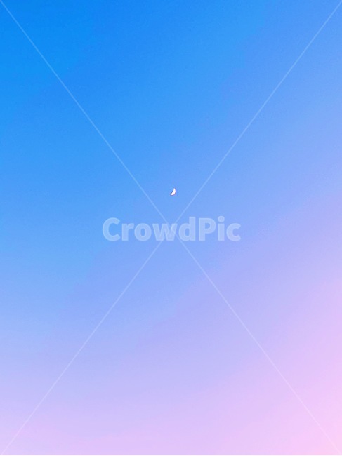 달,초승달,하늘,자연,nature,moon,sky