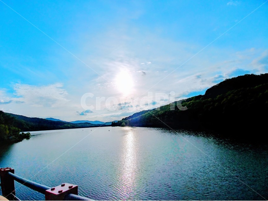 호수,저수지,풍경,하늘,태양,물,자연,풍경,nature,landscape,한국자연풍경,한국자연경관,korea nature landscape,water,outdoors,옥외