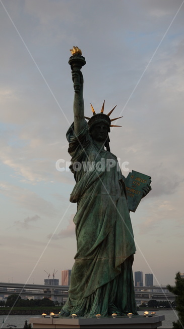 monument,기념물,오다이바,일본,자유의여신상