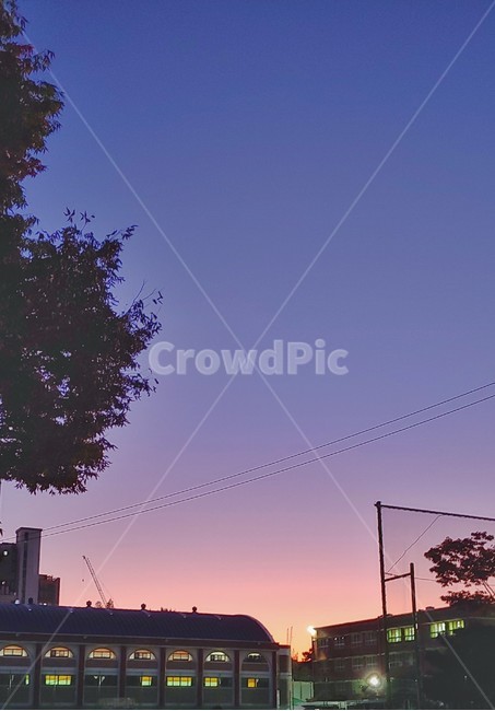하늘,노을,그라데이션,sky,sunset