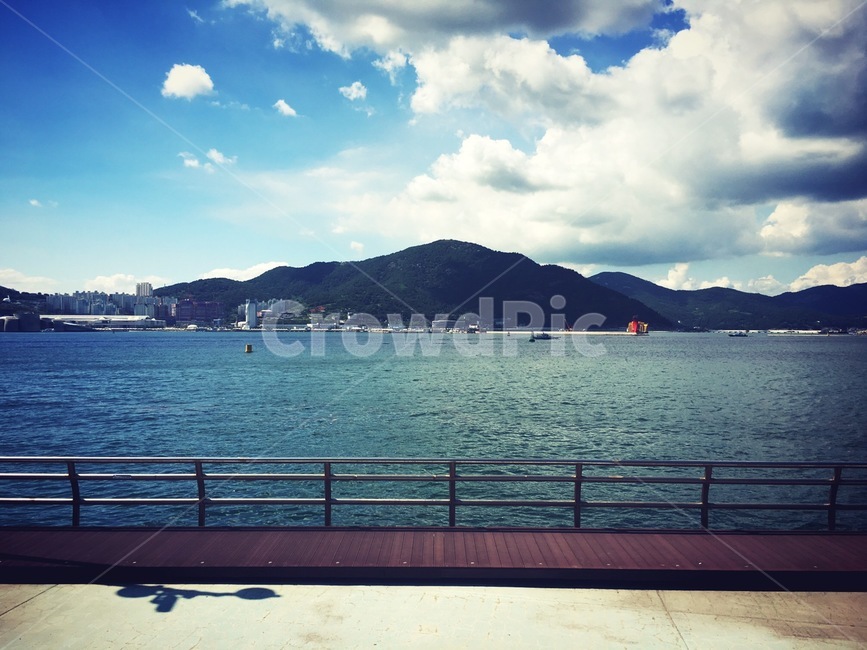 바다,하늘,구름,자연,공원,자연,풍경,nature,landscape,railing,난간