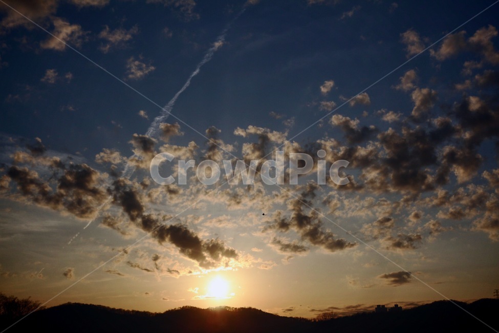 나무,하늘,구름,sky,겨울하늘,노을