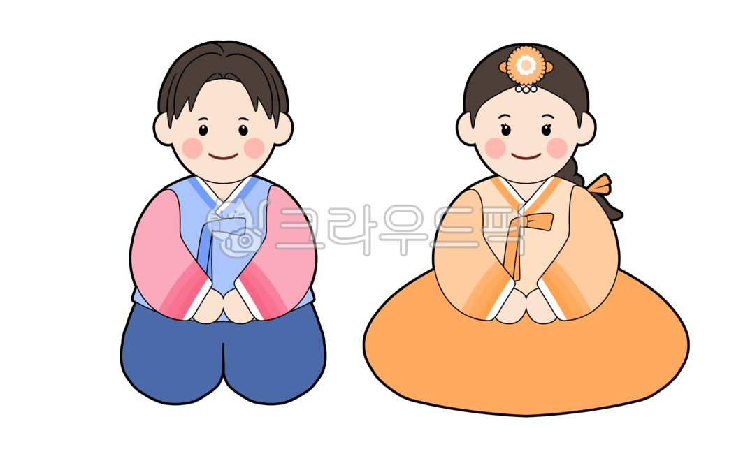 어린이집,유치원,어린이집일러스트,유치원일러스트,일러스트,한복,명절,추석,설날,설날일러스트,한복일러스트,설날이미지,세배,전통복,의류