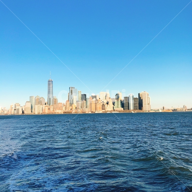 뉴욕,newyork,바다,하늘,건물,파도,여름,풍경