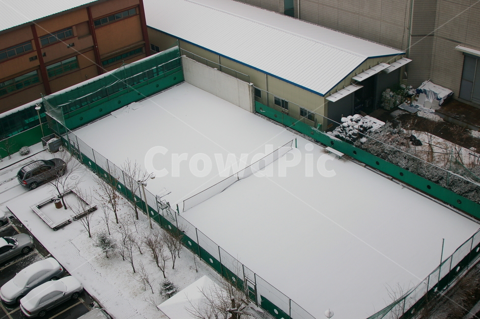 겨울,눈,눈내린풍경,풍경,snow,쌓인눈,건물,테니스코드,겨울,계절,winter,season