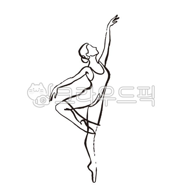 클립아트,백터,도안,스포츠,발레리나,무용,여자,춤,발레