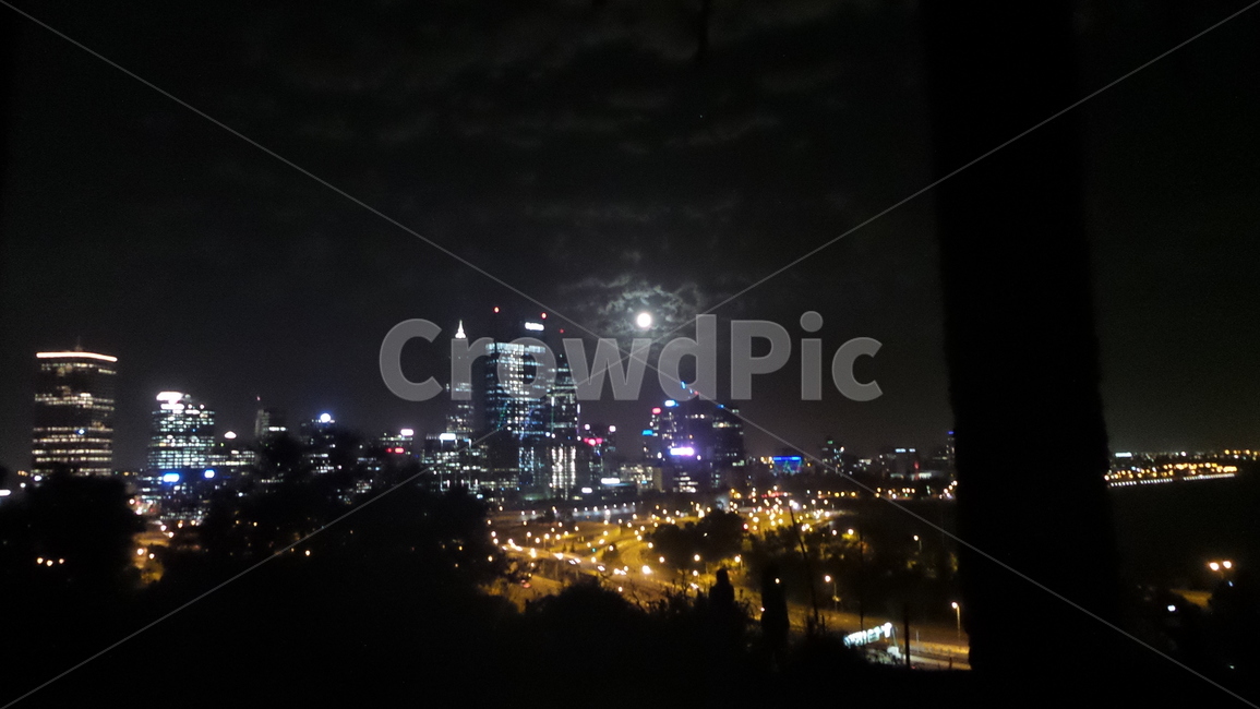 야경,퍼스,호주,킹스파크,night