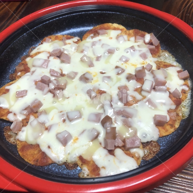 Homemade cuisine,pizza,Nacho Pizza,Homemade Pizza,food