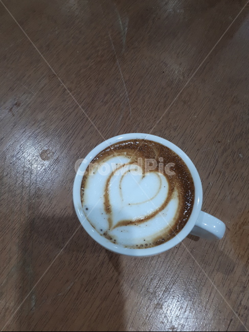 라떼아트,라떼,커피,꽃,하트