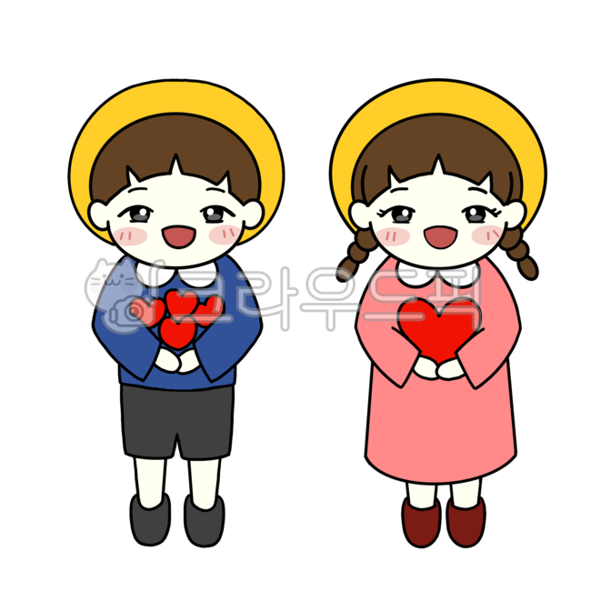 어린이,유치원,여자아이,남자아이,사랑,하트,person,사람,어린이집,꼬마